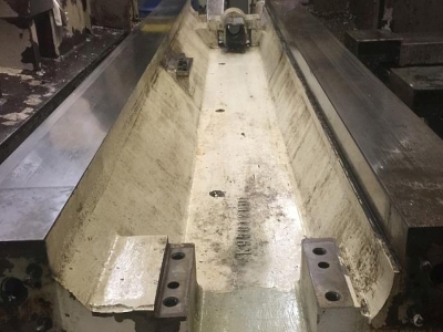 Kuraki KH80 X-Axis Scraping Ballscrew and Bearings