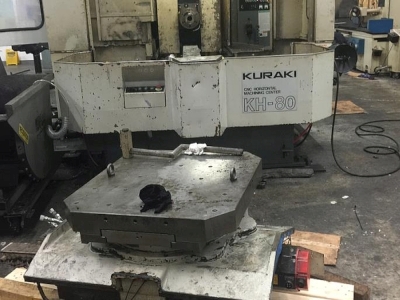 Kuraki KH80 X-Axis Scraping Ballscrew and Bearings